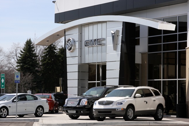 Fresard Buick Pontiac GMC dealership showroom