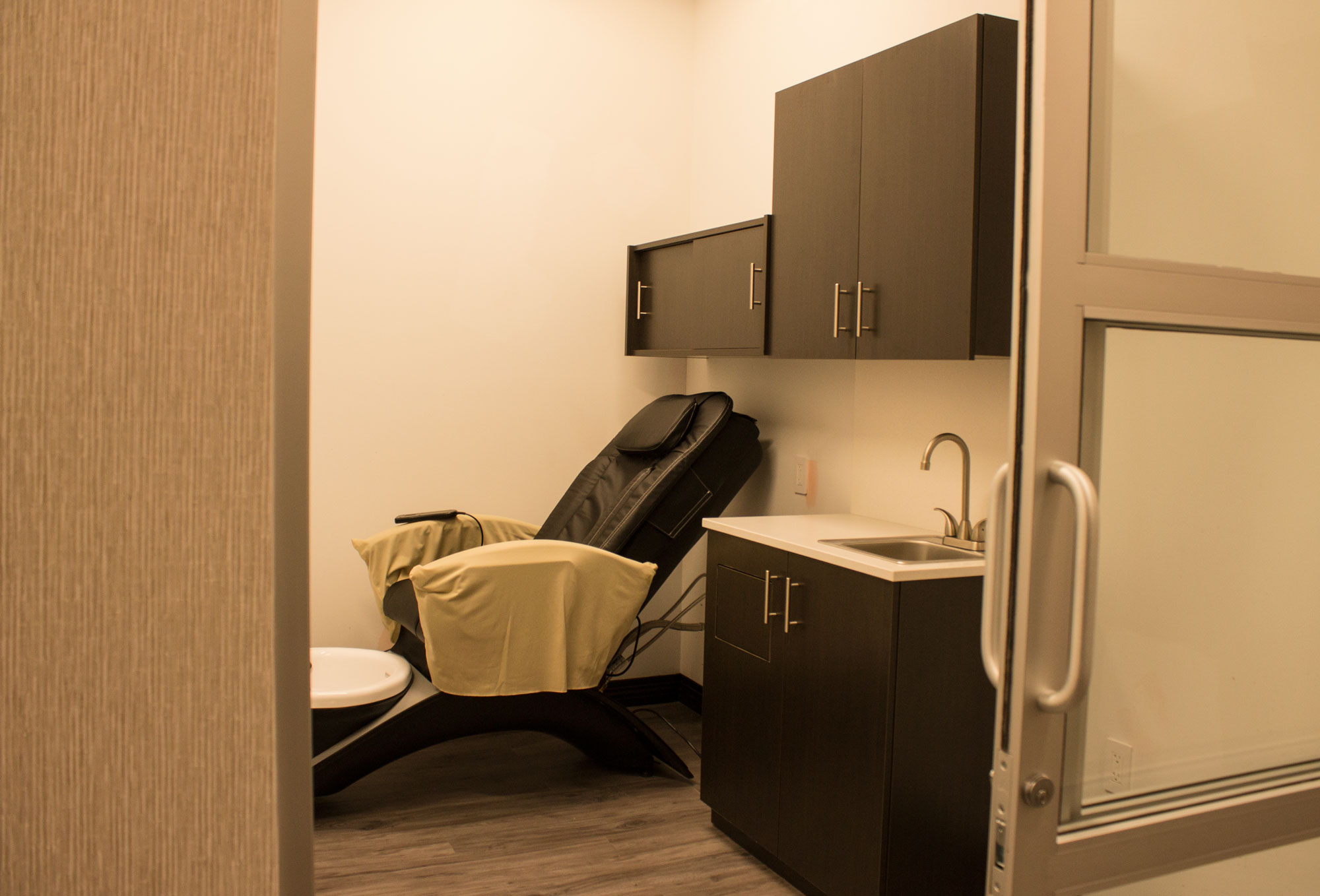 My Salon interior with custom millwork