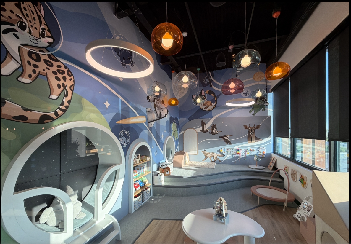 SpaceX children's play nooks and casework